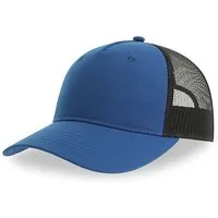 Atlantis Headwear Atlantis Headwear Atlantis Zion Cap Mesh - Basecap zweifarbig aus Recyceltem Polyester Truckercap, Royal/schwarz, – Produktbild 1 von 1