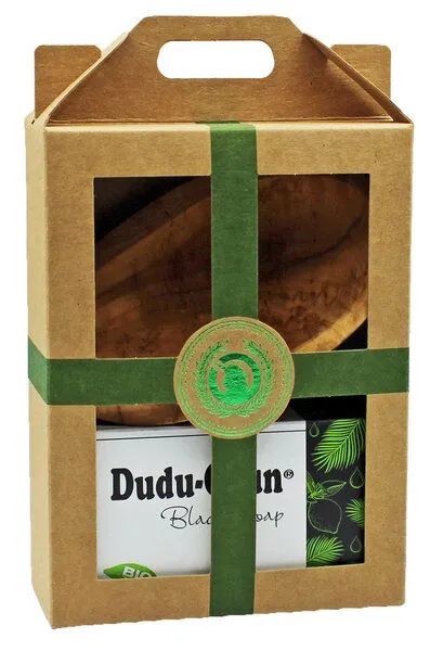 Unicorn Unicorn Geschenk-Set "Dudu Osun - Olivenholzschale", Grün, – Produktbild 2 von 3