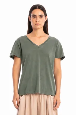 RAVENS VIEW IBIZA RAVENS VIEW IBIZA Damen vegan Top Nova Olivgrün – Produktbild 1 von 1