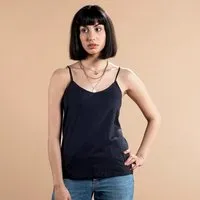Dedicated DEDICATED Trägertop Lykke, Charcoal (grau), – Produktbild 1 von 1
