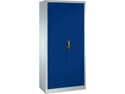C+P C+P Flügeltürenschrank lichtgrau/Enzianblau (BxTxH) 93x40x195cm – Produktbild 1 von 1