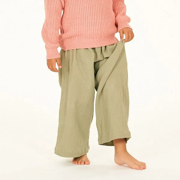 Sense Organics Sense Organics Kinderhose, Modell LISANN, Seegrasgrün, – Produktbild 2 von 3