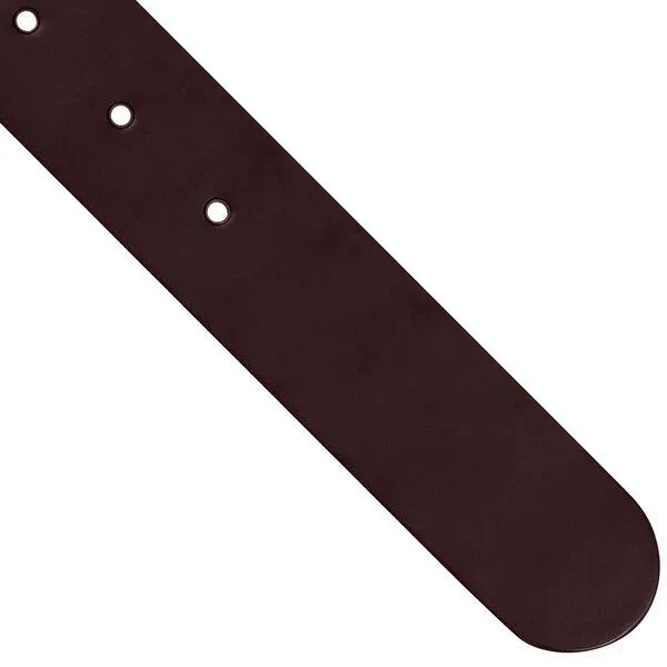 Simaru Simaru NIZZA Ledergürtel 3,5cm aus pflanzlich gegerbtem Naturleder - EU, Braun, – Produktbild 3 von 4
