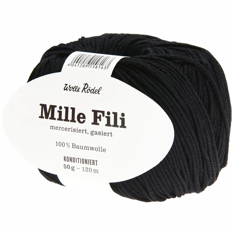 Wolle Rödel Wolle Rödel Mille Fili Schwarz, Schwarz, – Produktbild 1 von 1