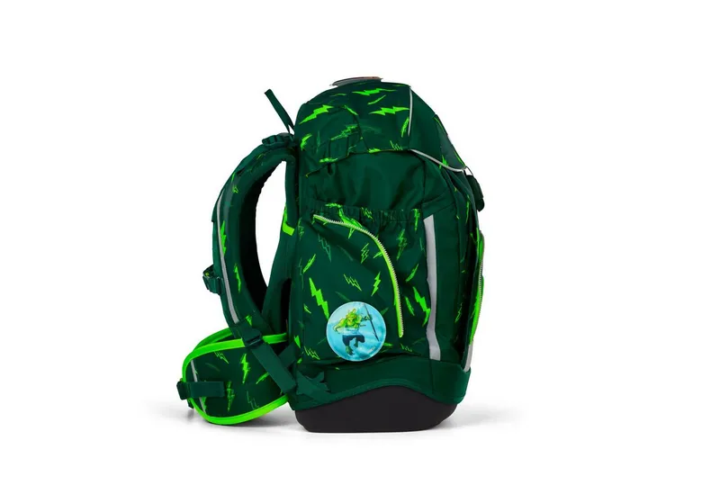 Ergobag Ergobag Schulranzen Schulranzen-Set MAXI Bärtastisch 6-teilig, 25/26 (6-teilig), ergonomisch, ab 1. Klasse, Your-Size-System, Grün, – Produktbild 4 von 4