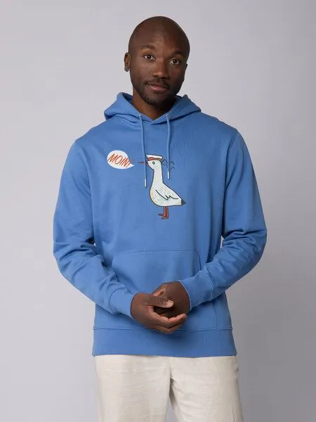 watapparel watapparel Hoodie Unisex Moin Seagull, Bright blue, – Produktbild 1 von 4