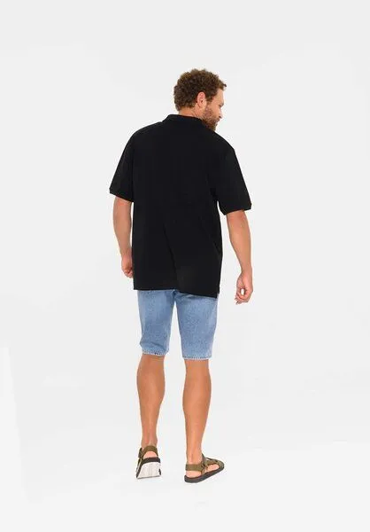 THOKKTHOKK ThokkThokk Herren Polo Shirt aus Biobaumwoll-Piqué, Black (schwarz), – Produktbild 3 von 7