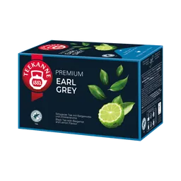 Teekanne Teekanne Premium Earl Grey, Schwarztee, Teebeutel im Kuvert, 2. Entnahmefach/displaytauglich, 34g – Produktbild 1 von 1