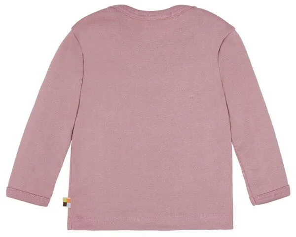 loud + proud loud + proud Babys & Kinder Shirt uni, GOTS-zertifiziert, Aster(rosa), – Produktbild 2 von 2