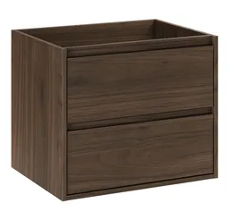 Lomadox Waschbeckenschrank VERZUOLO-56-WALNUT 60 cm breit in Walnuss – Produktbild 1 von 1
