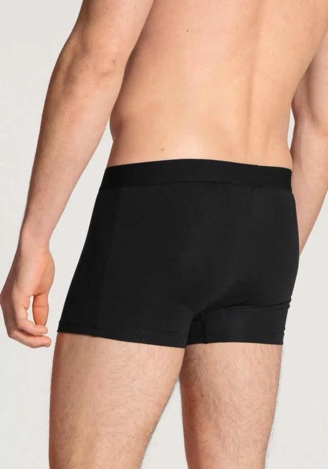 CALIDA CALIDA Boxershorts Cotton Code Komfortbund, Baumwoll-Mix, elastisch, ohne Eingriff, Schwarz, – Produktbild 5 von 5