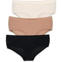 ORGANICATION ORGANICATION KARINNA | Hipster aus Bio-Baumwolle und TENCEL Modal im 3er-Pack, Mix-12, – Produktbild 1 von 1