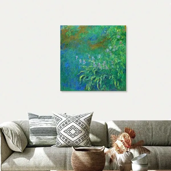 Photocircle Photocircle Poster / Leinwandbild - Claude Monet: Schwertlilien – Produktbild 4 von 4