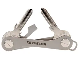 Schlüssel-Manager 'Keykeepa' Edelstahlgriff inkl. Lasergravur, alusilber – Produktbild 1 von 1