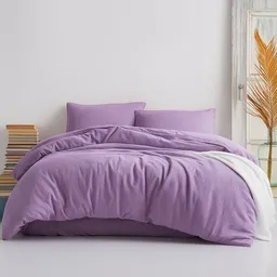 Sandiik Sandiik Musselin Bettwäsche aus Biobaumwolle in Fuchsia – Produktbild 1 von 1