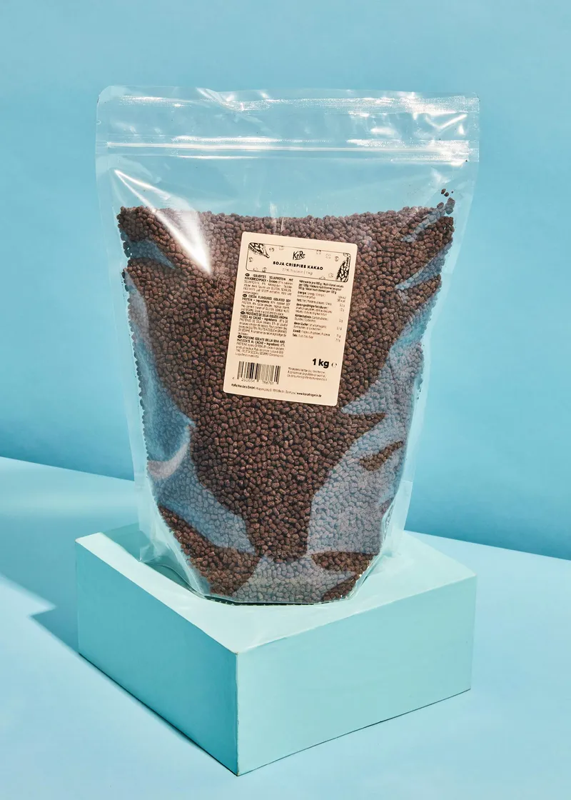 KoRo Soja Protein Crispies 77 % mit Kakao | 1 kg – Produktbild 1 von 5