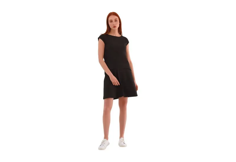 Leela Cotton Leela Cotton A-Linien-Rock Rock, Schwarz, – Produktbild 4 von 5