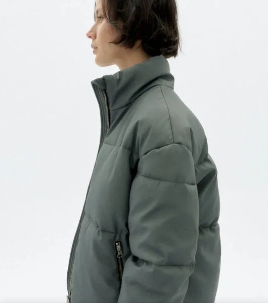 thinking mu thinking mu Khaki Gemma Jacket, Green, – Produktbild 4 von 4