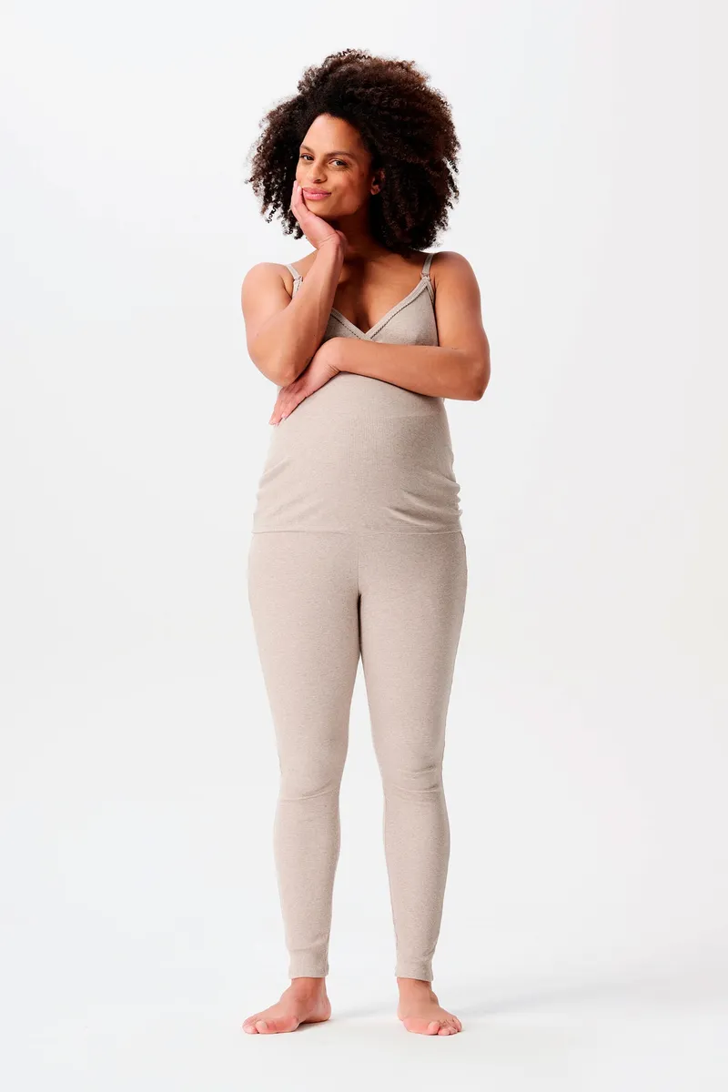 Noppies Maternity Pyjamahose Gabri, Beige, – Produktbild 1 von 3