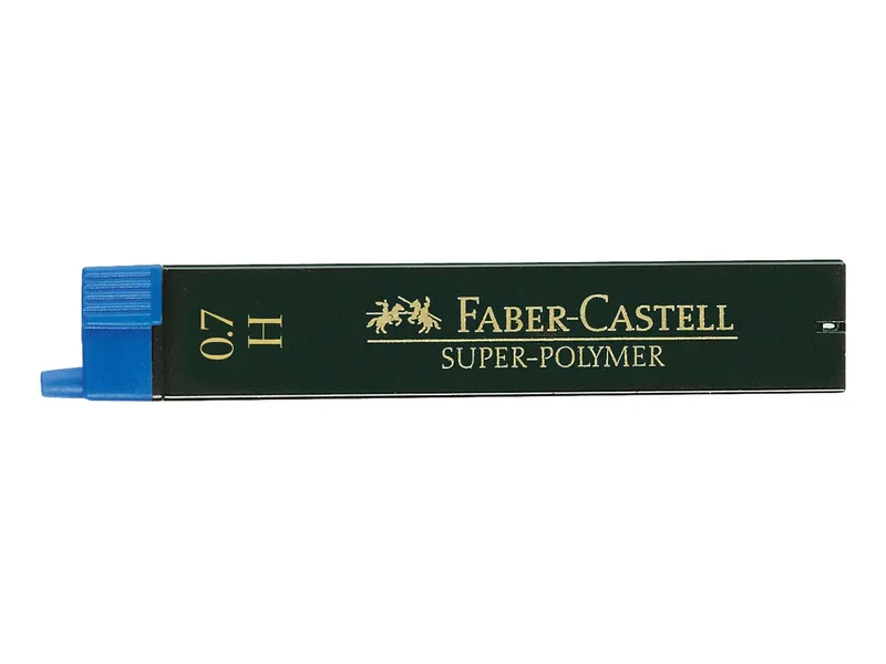 Faber-Castell 12 Faber-Castell Ersatzmine für Druckbleistifte 'Super-Polymer' 0,7 mm H – Produktbild 1 von 2