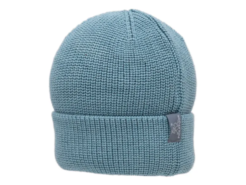 Pickapooh Pickapooh Mütze Wolle Seide Strick sea green Gr.2 (56-62cm), Grün, – Produktbild 1 von 2