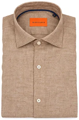 Suitable Suitable Hemd Melange Camel - Größe 40 (M) – Produktbild 1 von 1