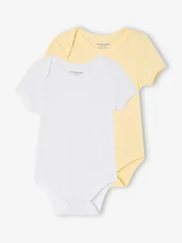 Vertbaudet 2er-Pack Baby Kurzarm-Bodys aus Jersey – Produktbild 1 von 1