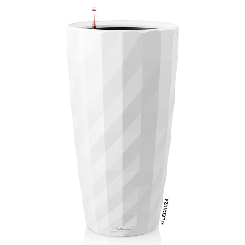 Lechuza® Lechuza® 'Diamante Premium 40', weiß, ca. Ø 40 x H 75 cm, Weiß, – Produktbild 1 von 1