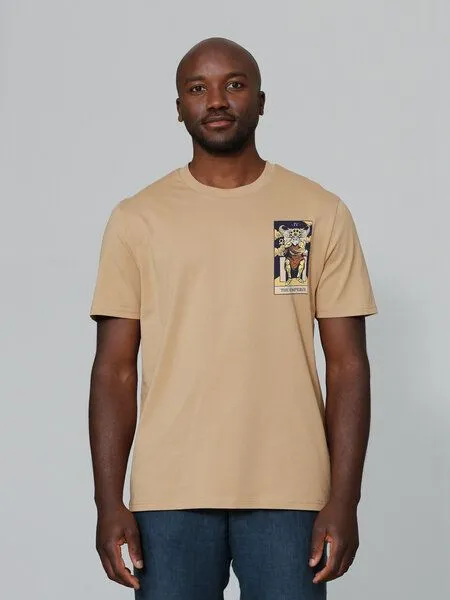 watapparel watapparel T-Shirt Unisex Tarot The Emperor, Latte, – Produktbild 1 von 3