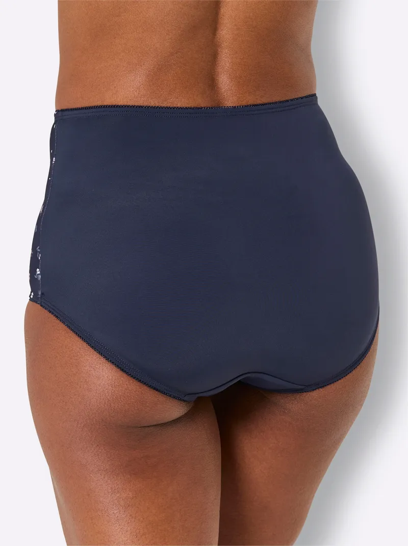 wäschepur Taillenslip marine-mauve + marine, Marine-mauve + marine, – Produktbild 3 von 3