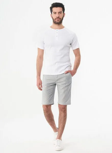 ORGANICATION ORGANICATION Henley-Shirt aus Bio-Baumwolle mit Raglanärmeln, White, – Produktbild 1 von 4