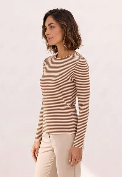 LANA Organic LANA Organic Bio Langarmshirt, Modell Iblis, Hazel - natur, – Produktbild 4 von 4