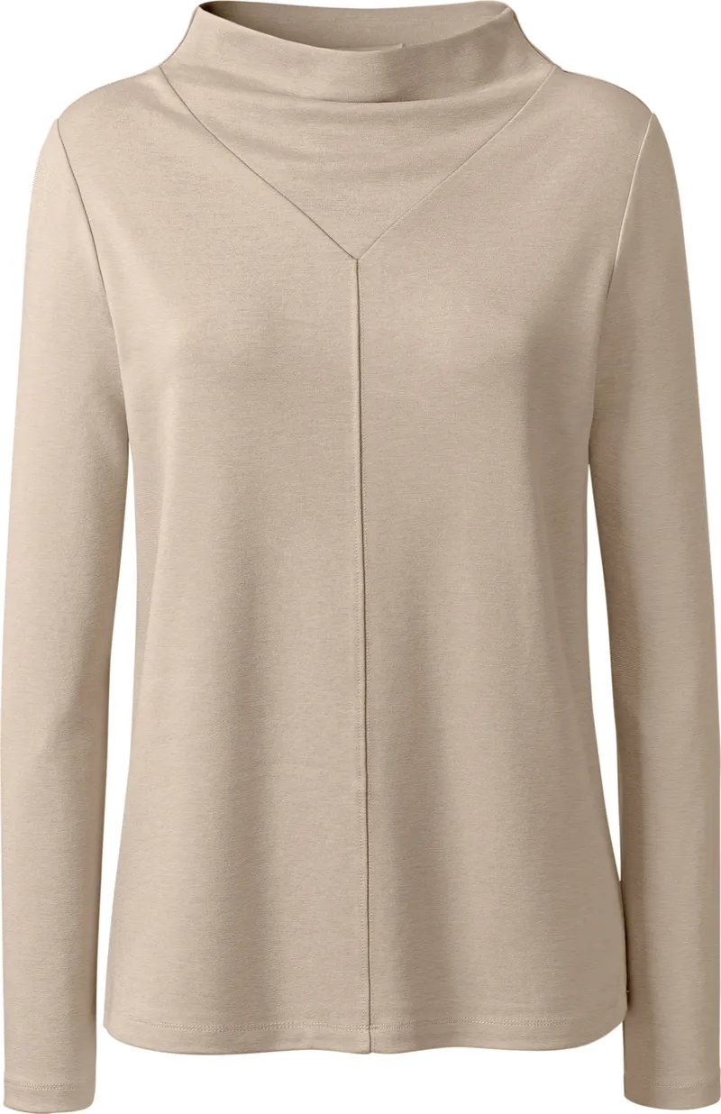 heine Stehkragenshirt sand, Sand, – Produktbild 3 von 3