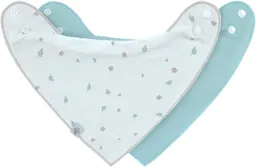 Lässig Lässig Dreieckstuch Bandana, Floral, (Set, 2-St), für Babys, wasserdicht – Produktbild 1 von 1