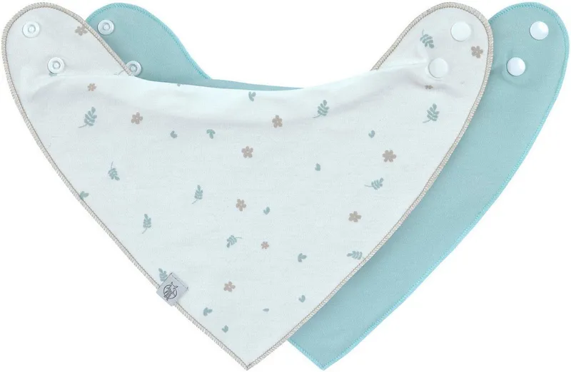 Lässig Lässig Dreieckstuch Bandana, Floral, (Set, 2-St), für Babys, wasserdicht, Bunt, – Produktbild 1 von 5