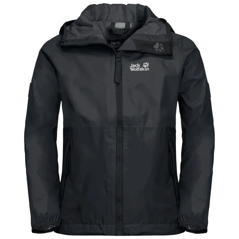 Jack Wolfskin Regenjacke Babyjacke Jack Wolfskin Rainy Days, Noir, – Produktbild 2 von 2
