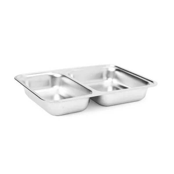 eTHikǝ eTHikǝ Edelstahlbehälter mit zwei Hälften von 500 und 400 ml, 900ml, mit Plastikdeckel – Produktbild 3 von 3