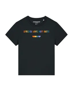 watapparel watapparel T-Shirt Frauen Spread Love not Hate – Produktbild 1 von 1
