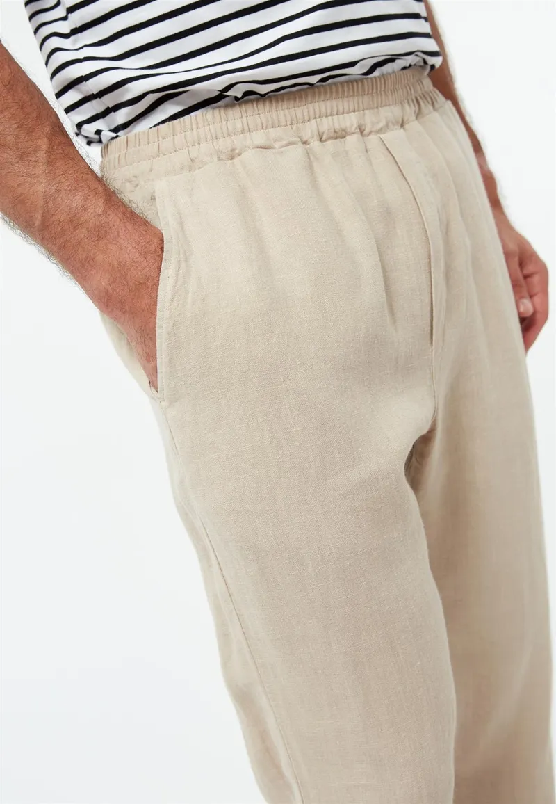 Givn Givn Herren vegan Hose Eric Hafer Beige, Beige, – Produktbild 1 von 2