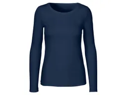 Neutral Neutral Bio-Damen-Langarmshirt mit Rundhalsaussschnitt dunkelblau, Gr. S – Produktbild 1 von 1