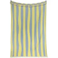 KLEKKS Wolldecke "KLEKKS" aus 100% Wolle (mulesingfrei), Klekks no. 24 (hellblau/gelb), – Produktbild 1 von 1