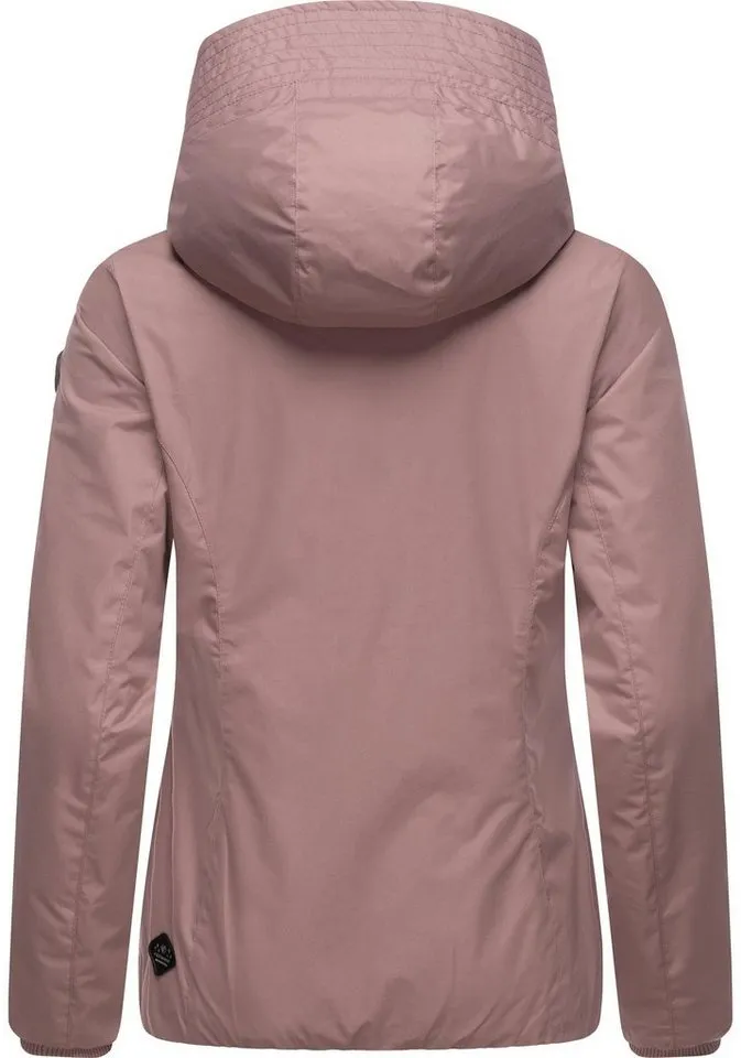 ragwear ragwear Outdoorjacke Vannesa Wasserdichte Damen Übergangsjacke mit Kapuze, Lila, – Produktbild 4 von 5