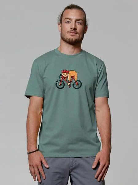 watapparel watapparel T-Shirt Unisex Sloth, Green bay, – Produktbild 2 von 4