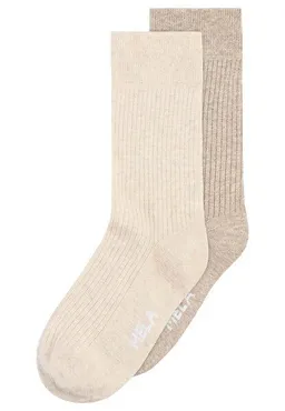 MELA MELA Gerippte Socken 2 Paare aus 100% Bio-Baumwolle – Produktbild 1 von 1