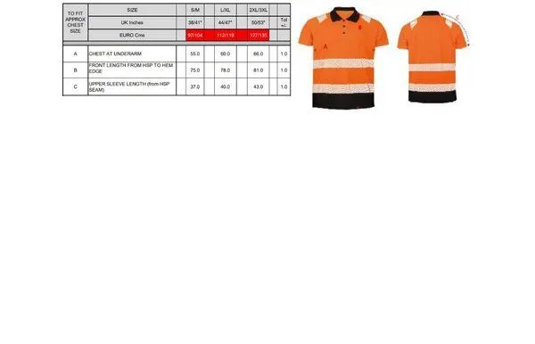 Result Genuine Recycled Result Genuine Recycled Safety Workwear Hi Viz Polo Shirt Berufsbekleidung Atmungsaktiv Reflektierend, Fluorescent yellow/schwarz, – Produktbild 3 von 3