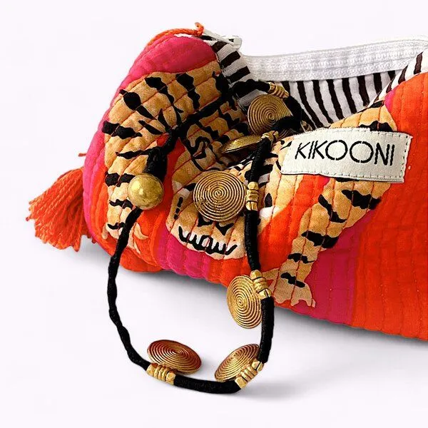 KIKOONI KIKOONI Dokra Kette "Groovy Shields" – Produktbild 4 von 4