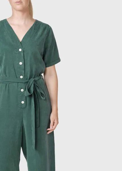 Klitmøller Collective Klitmøller Collective Jumpsuit - Marna jumpsuit - aus Tencel, Moss green, – Produktbild 2 von 2