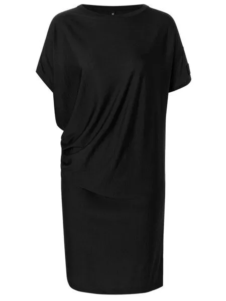 Super.Natural Super.Natural Kleid YOGA LOOSE BIO J DRESS für Damen, Merino, Jet black, – Produktbild 3 von 3