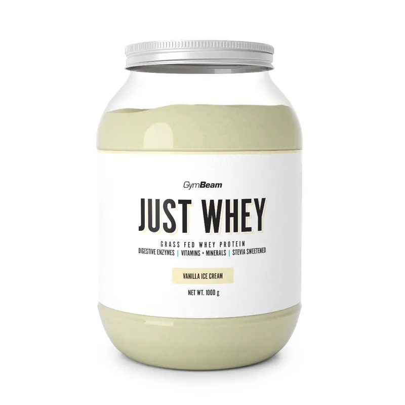 GymBeam GymBeam Just Whey Molkenprotein aus Weidemilch 1000 g Vanilleeis – Produktbild 1 von 1