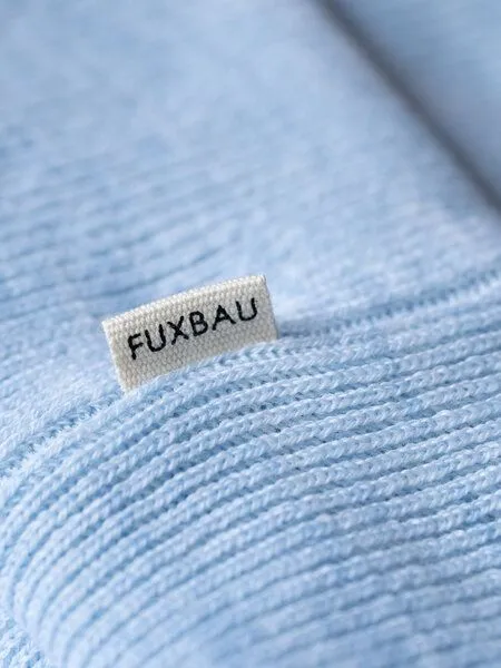 FUXBAU FUXBAU Merino Strickmütze, Eisblau, – Produktbild 4 von 4